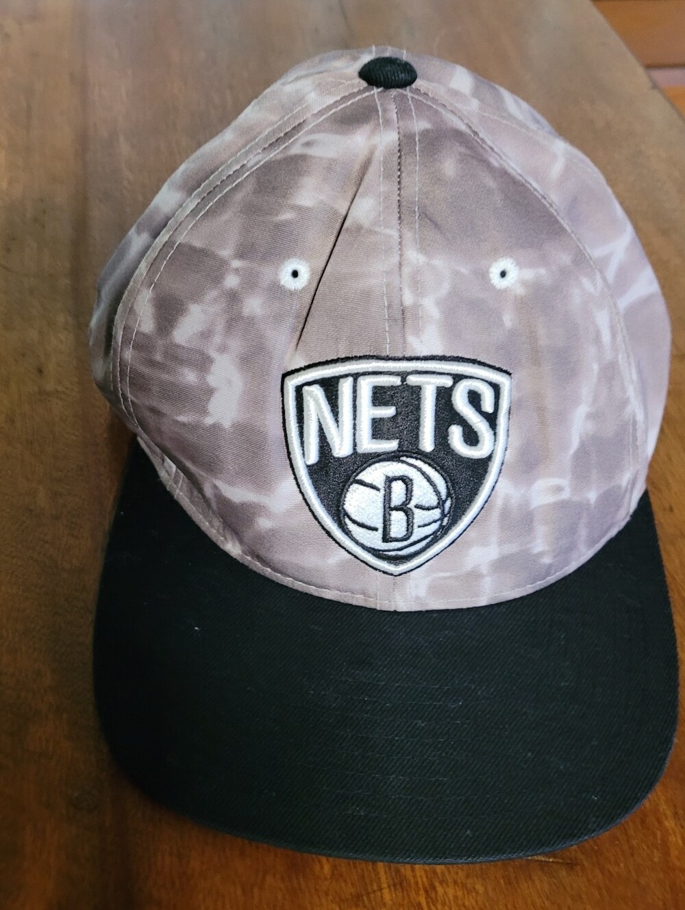 Brooklyn Nets Tie-Dye Snapback Hat - Black Brim (C02) By
